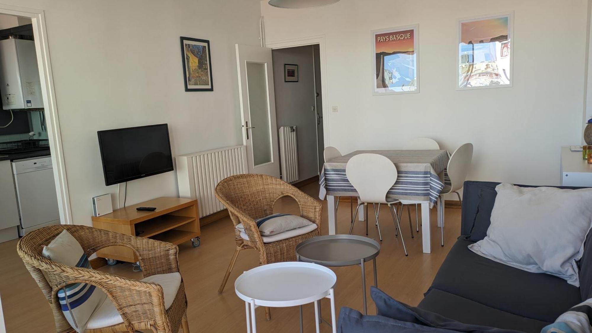 Appartement 3 Pieces Au Coeur D'Hendaye Plage Eksteriør billede